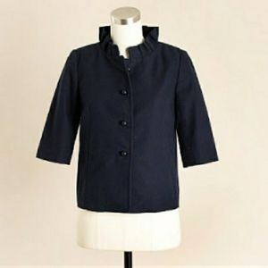 J Crew Canvas Atelier Navy Jacket 6